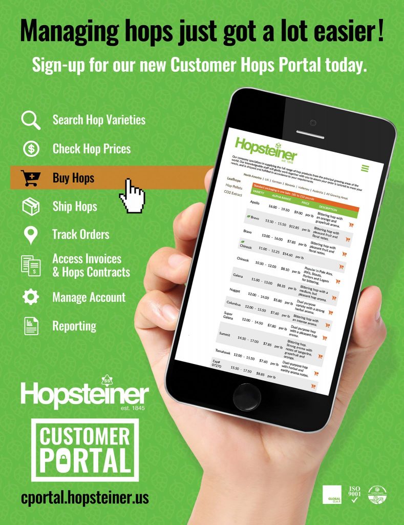 Hopsteiner Customer Portal